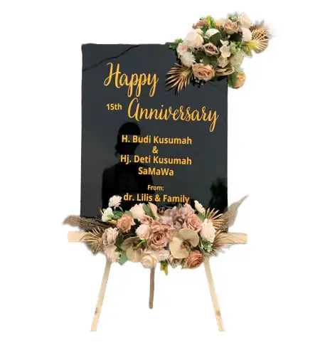 Papan Bunga Akrilik Oro Oro Dowo