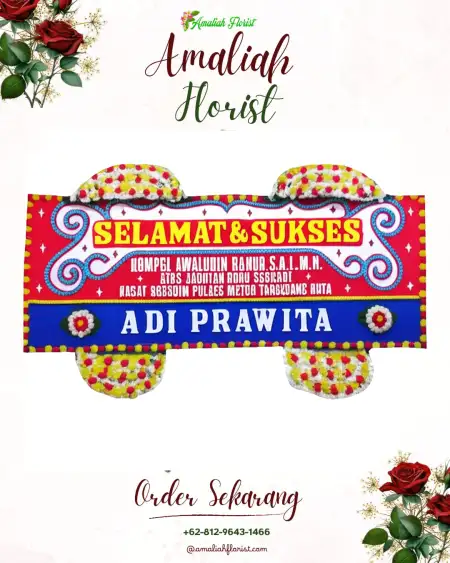 Papan Bunga Ucapan Selamat Oro Oro Dowo